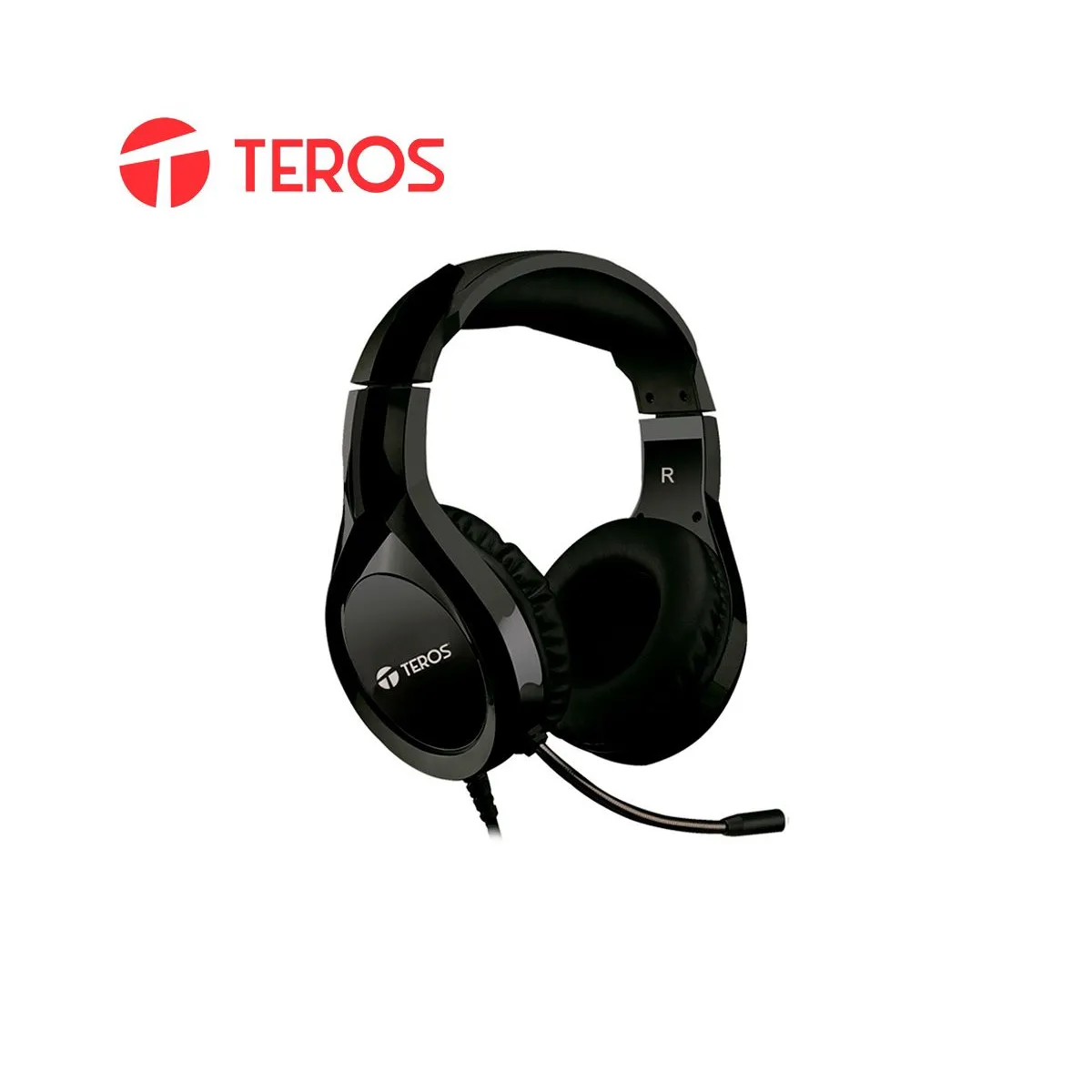 TEROS - Audífonos TEROS TE-8070N microfono conector USB negro