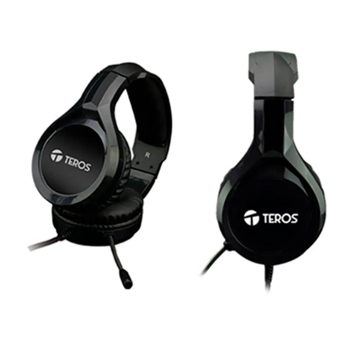 TEROS - Audífonos TEROS TE-8070N microfono conector USB negro