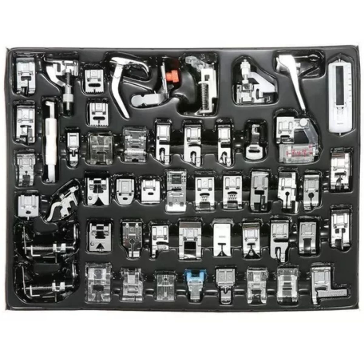 GENERICO - Prensatelas Accesorios Para Máquina De Coser Kit 52 Piezas