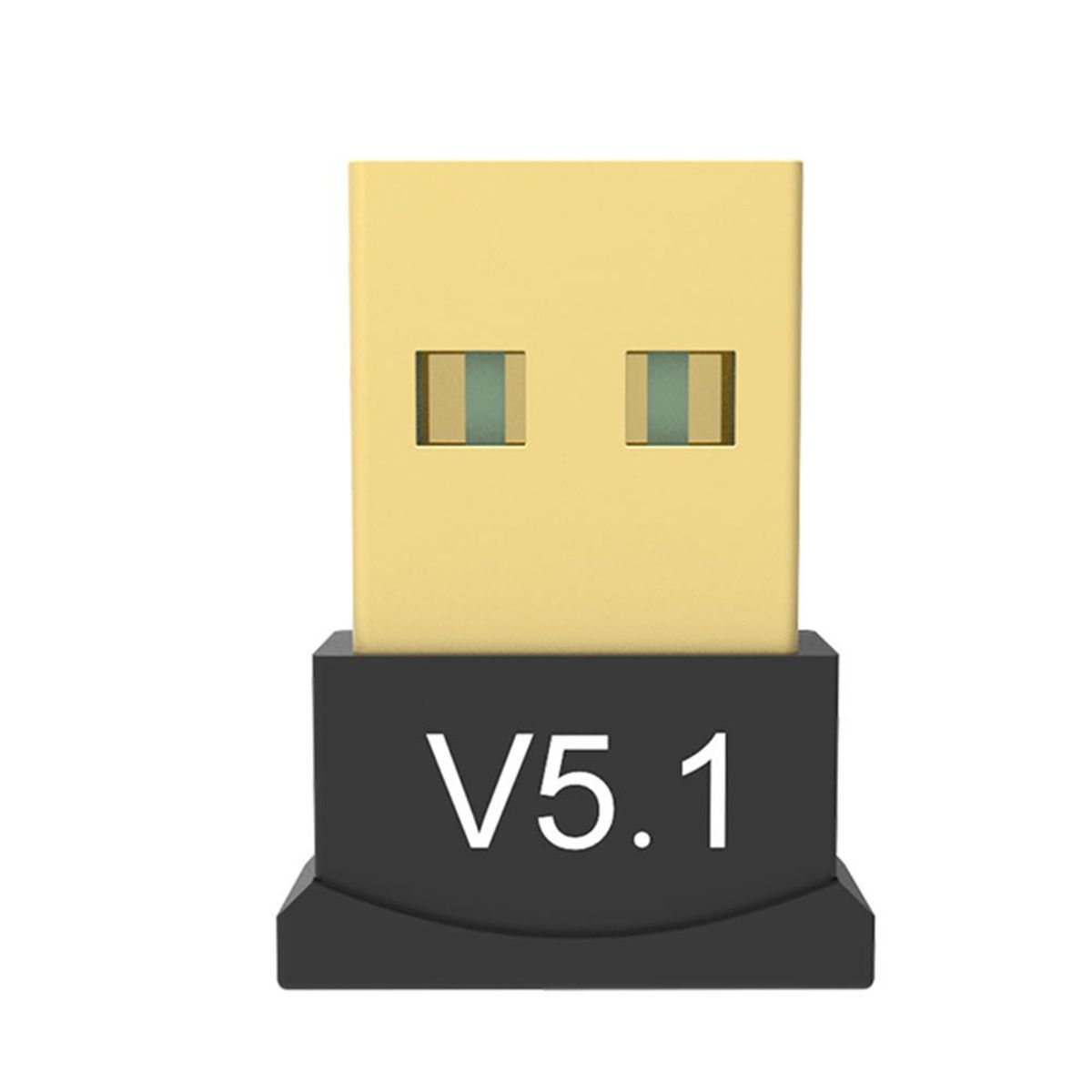 UNIVERSAL - Adaptador inalámbrico Bluetooth USB V5-1 Para PC y Laptop