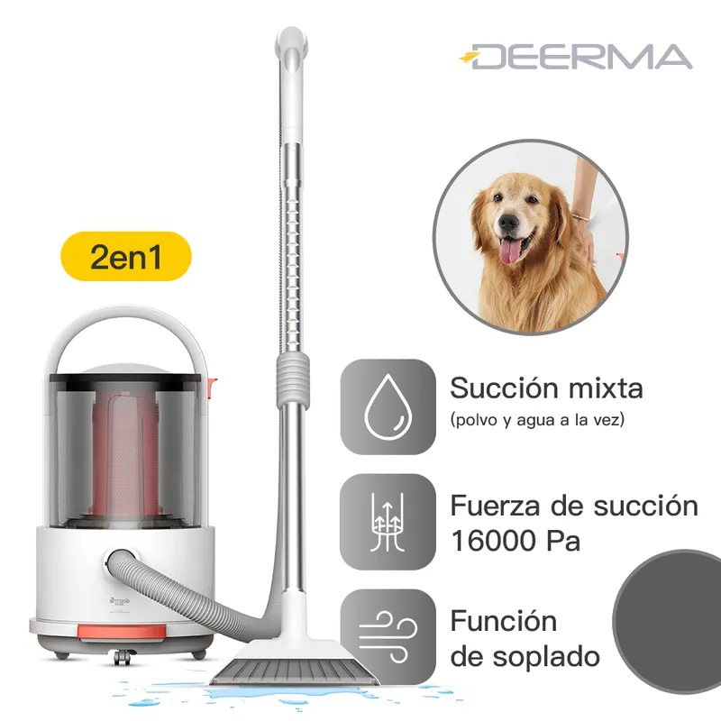 DEERMA - Aspiradora de Tanque Polvo y Agua TJ200 Deerma