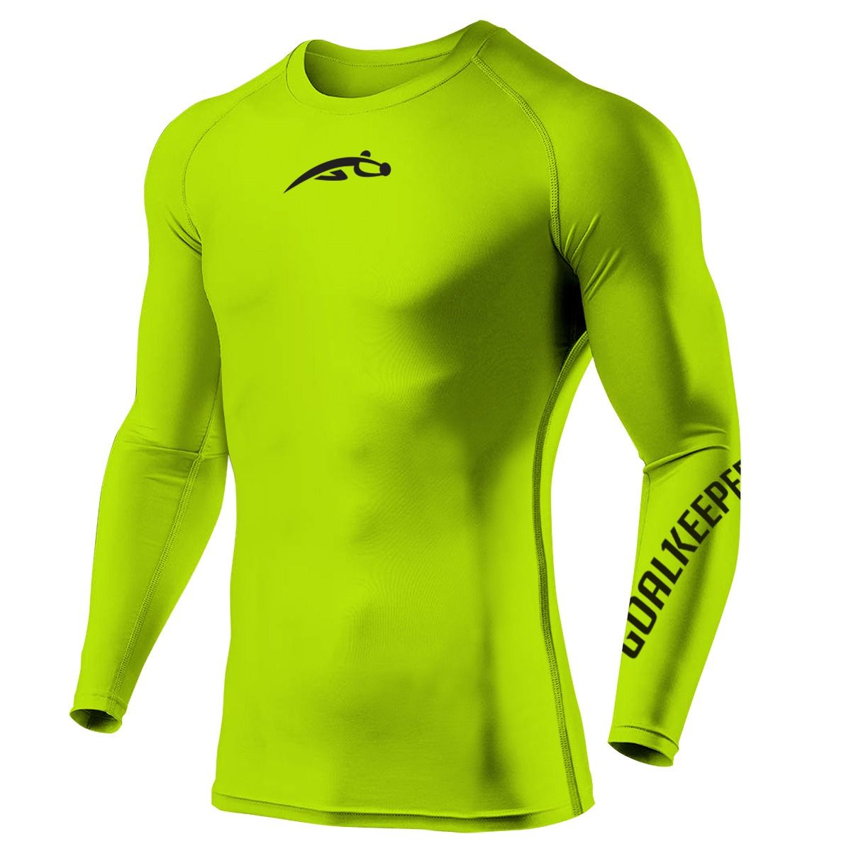 GENERICO - Polo licra compresor gk amarillo fluor