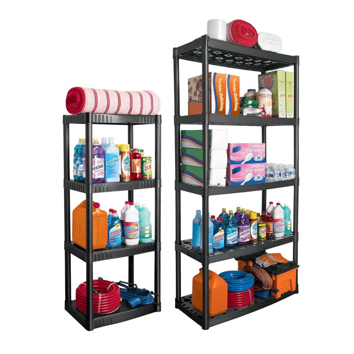 TRUPER - Combo Estante 5 repisas Truper + estante 4 repisas Pretul