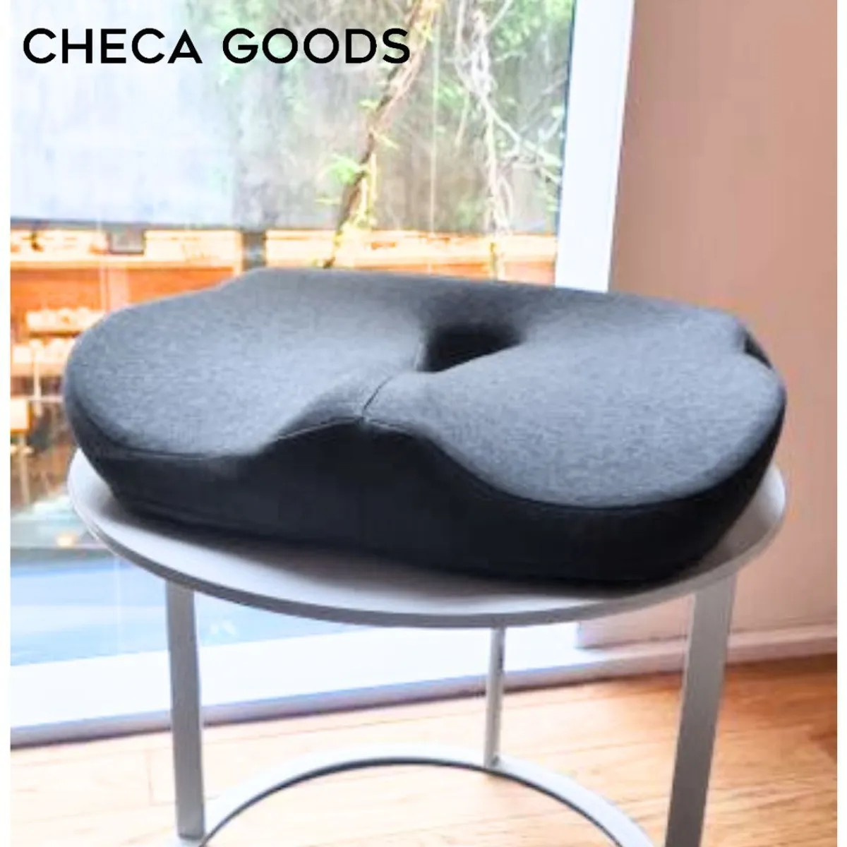 CHECA GOODS - Cojín para Dolor Hemorroides Prostata Ergonómico Original CHECA GOODS