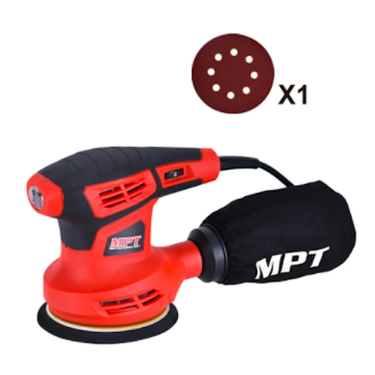 GENERICO - LIJADORA ROTO ORBITAL 320W  5" PROFESIONAL MPT TOOLS