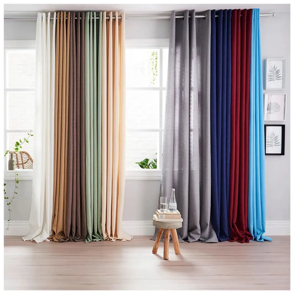 INSPIRA MARKET - Cortina de Sala Oficina Habitación Cuarto 140 x 260