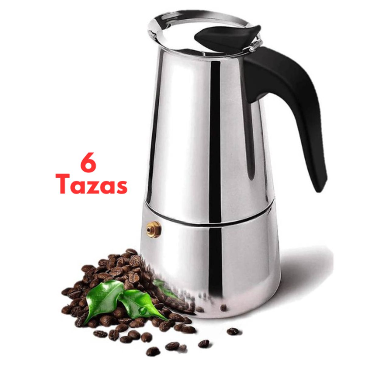 PENTHA - Cafetera Espresso Maker Italiana 6 Tazas Acero Inoxidable