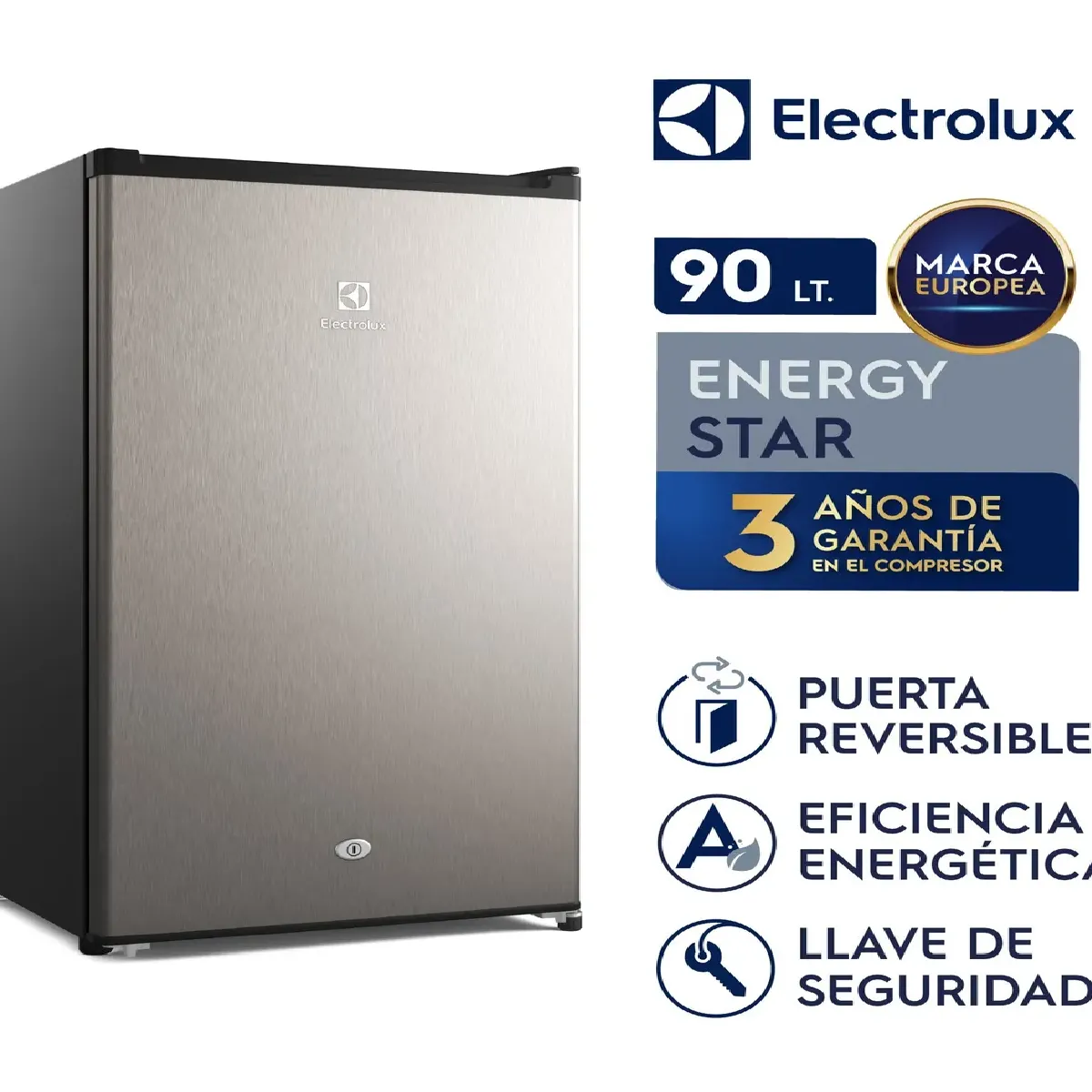 ELECTROLUX - Frigobar Electrolux ERD090G2HWG 90L Premium - Silver