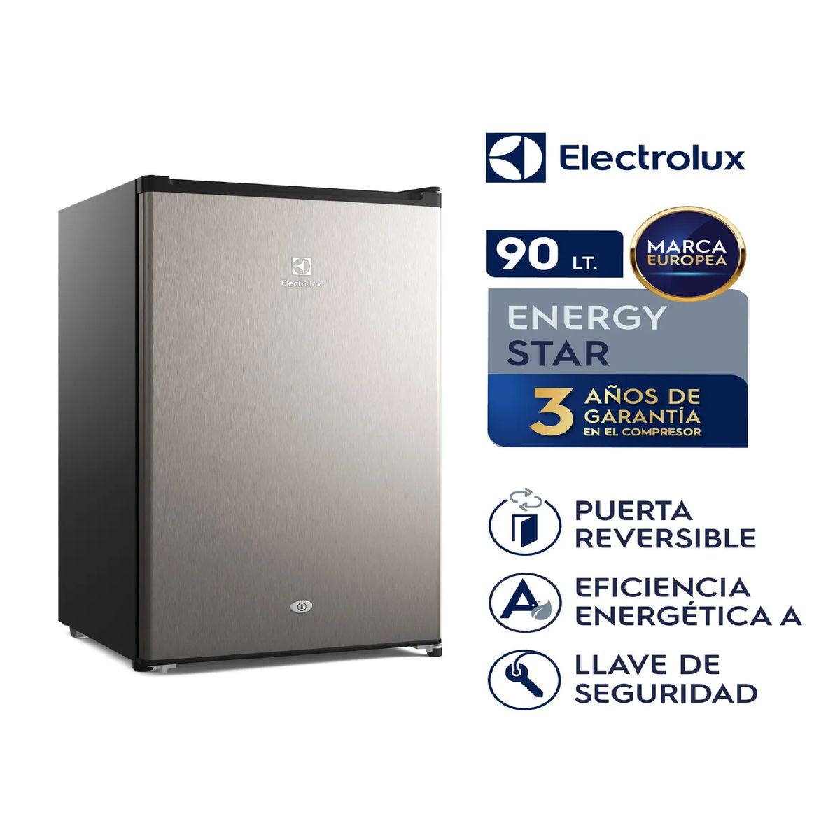 ELECTROLUX - Frigobar Electrolux ERD090G2HWG 90L Premium - Silver