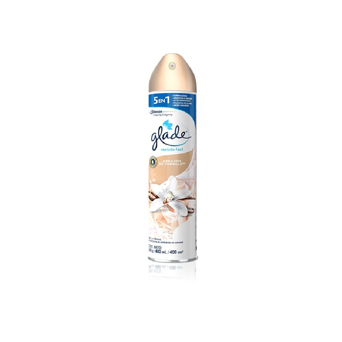 GLADE - Ambientador Spray Vainilla 400 Ml Glade