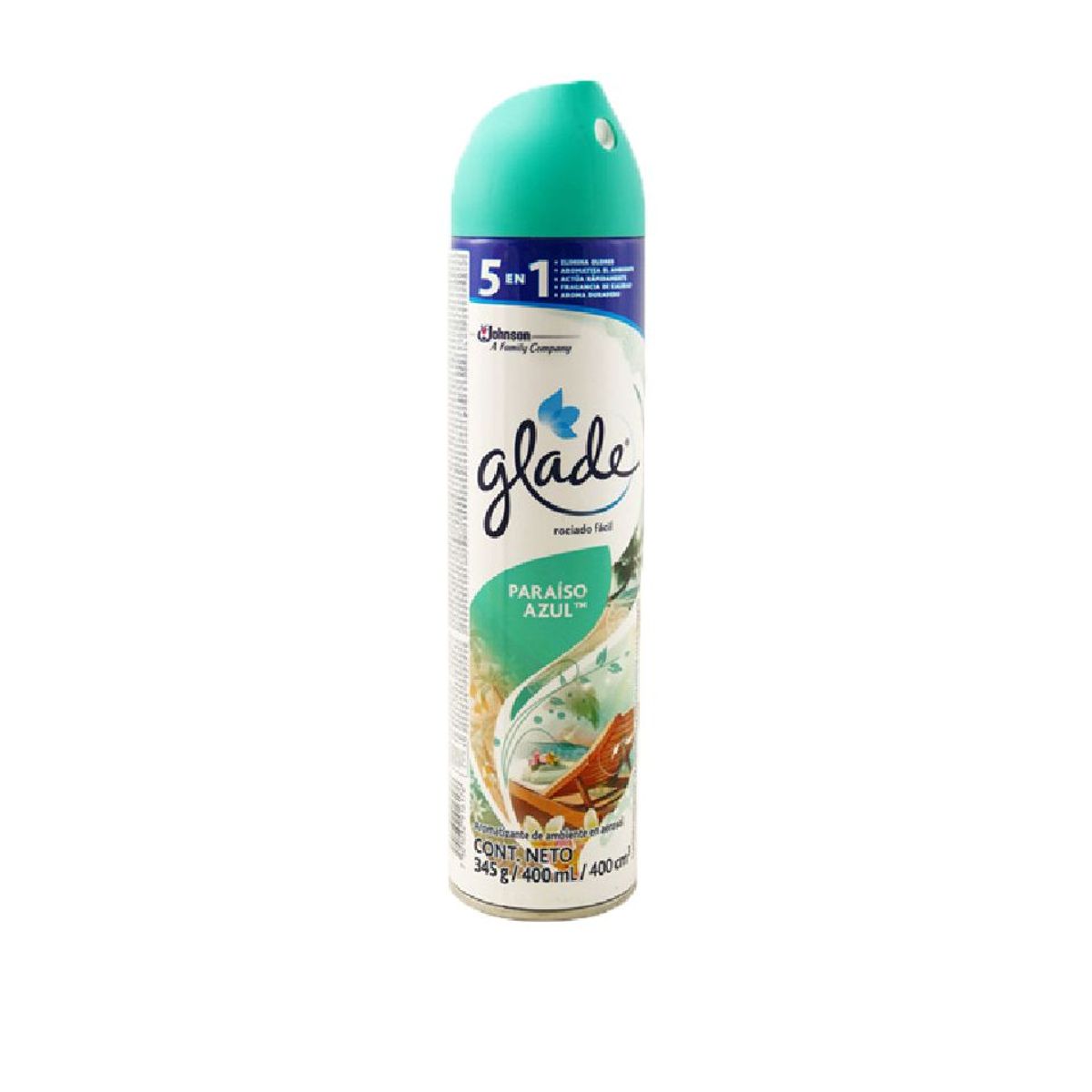 GLADE - AMBIENTADOR SPRAY PARAISO AZUL 400 ML GLADE