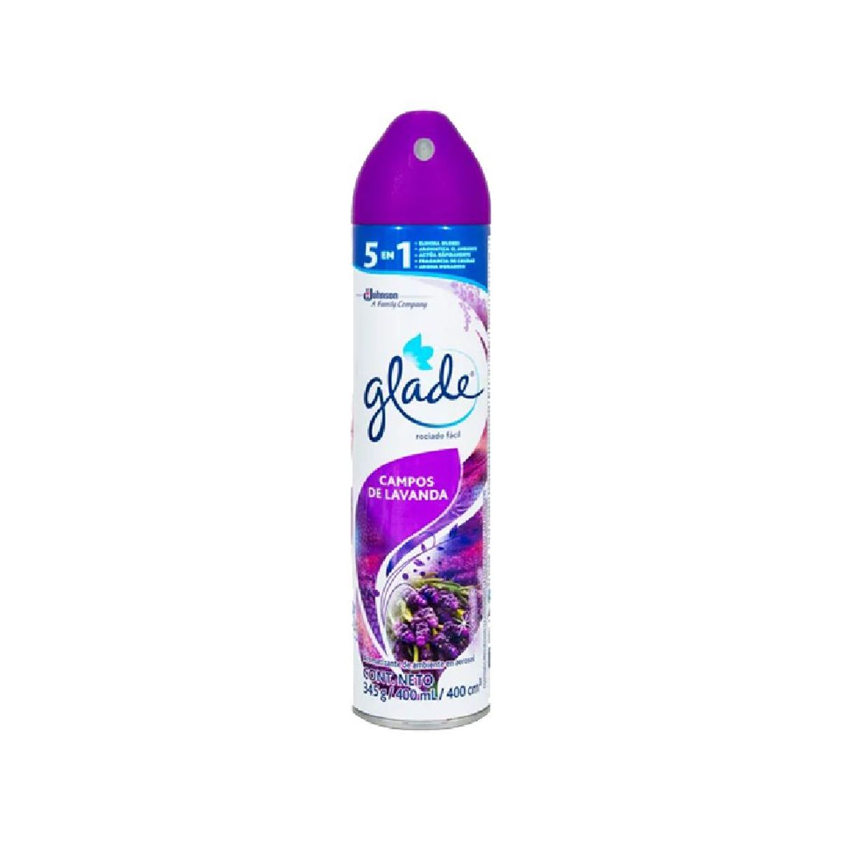 GLADE - AMBIENTADOR SPRAY LAVANDA 400 ML GLADE