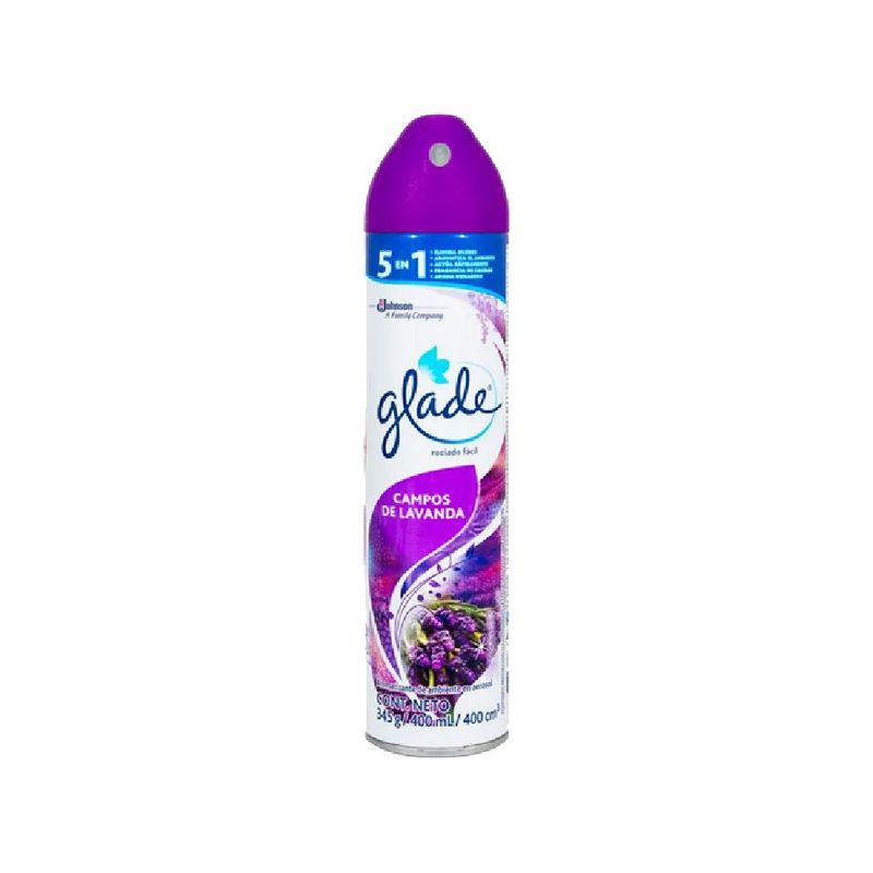 GLADE - AMBIENTADOR SPRAY LAVANDA 400 ML GLADE