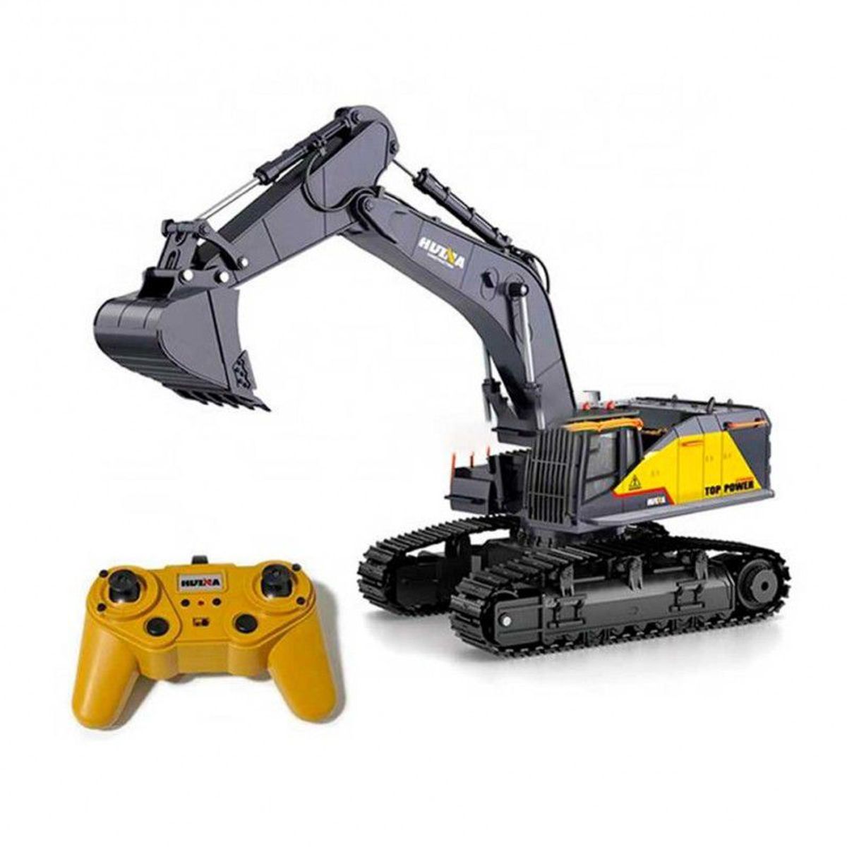 HUINA - Juguete de Tractor Excavadora a Control Remoto Huina 1592