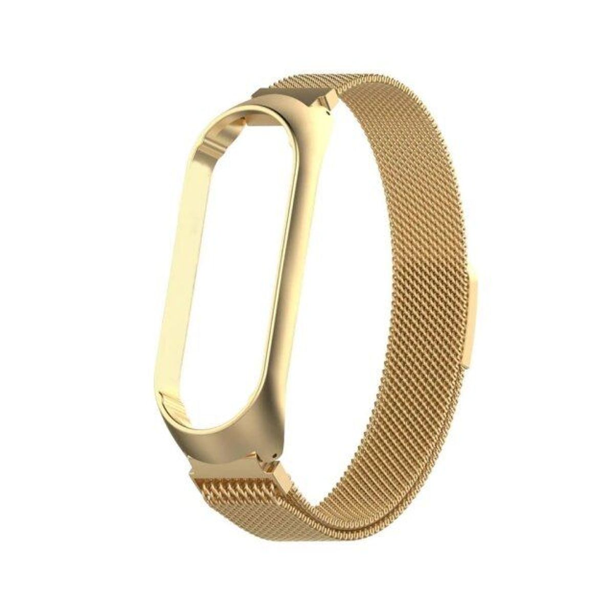 GENERICO - Correa de Metal para Xiaomi mi Band 3/mi Band 4 Dorado