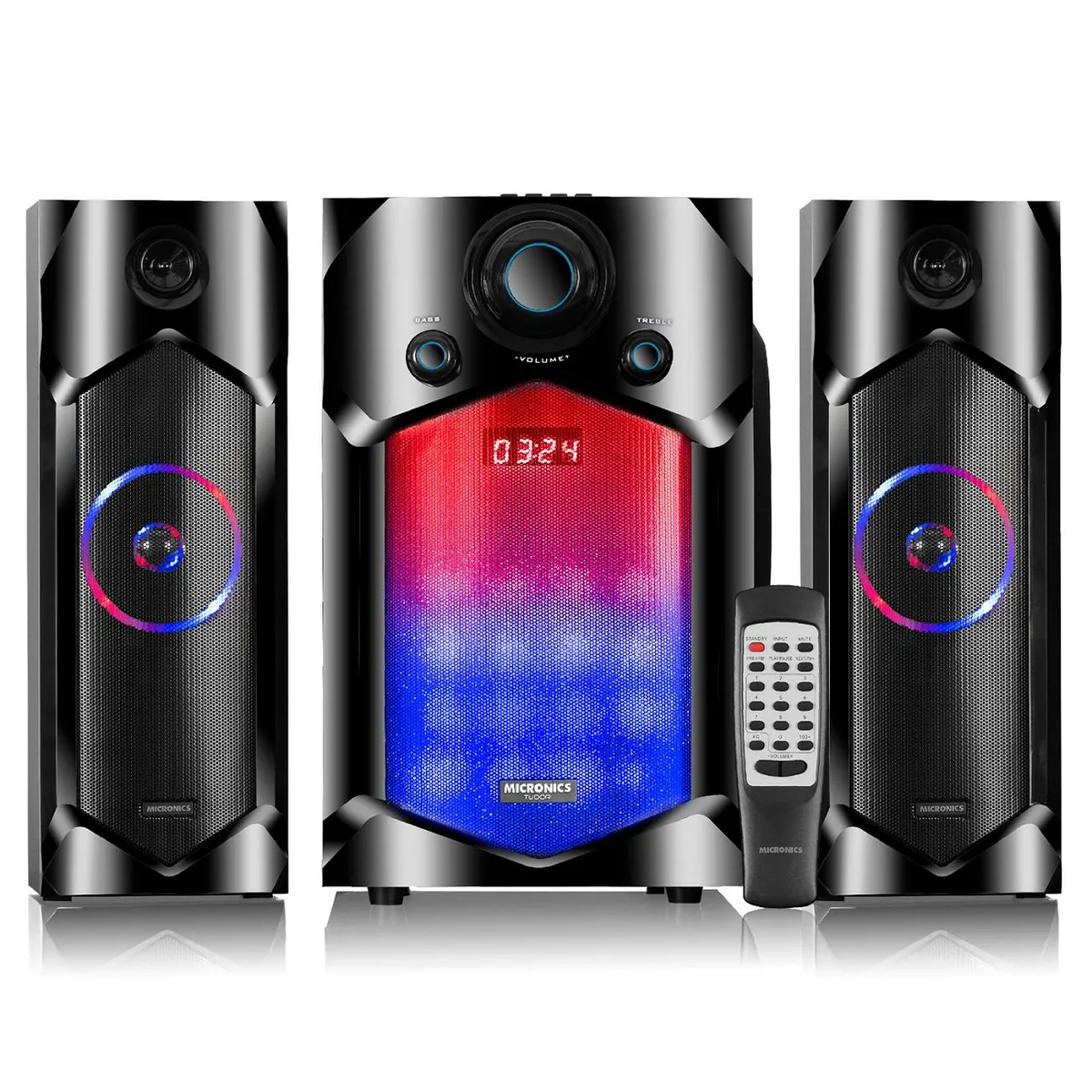 MICRONICS - Parlante Micronics Tudor MIC S7613BT Karaoke Iluminación LED