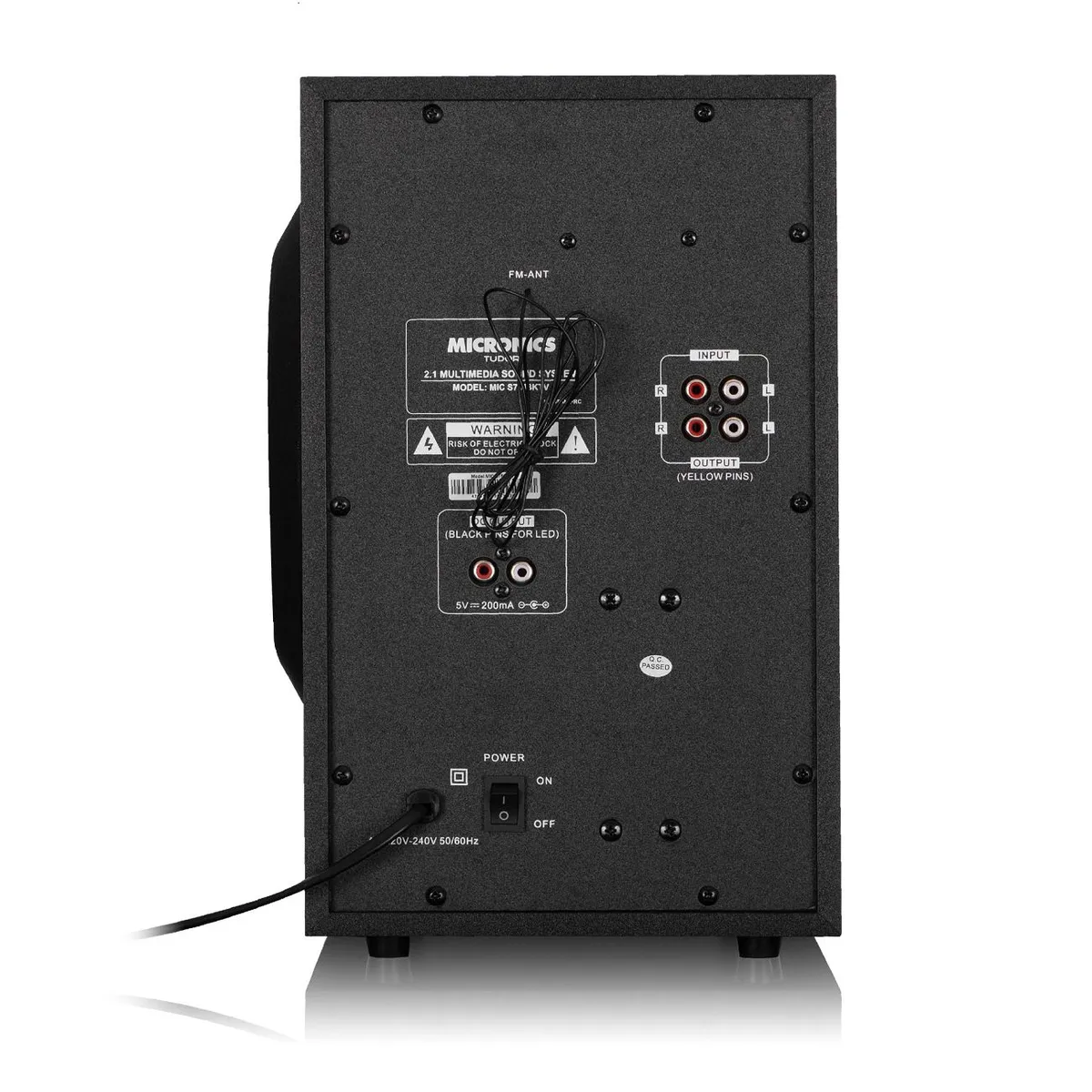 MICRONICS - Parlante Micronics Tudor MIC S7613BT Karaoke Iluminación LED