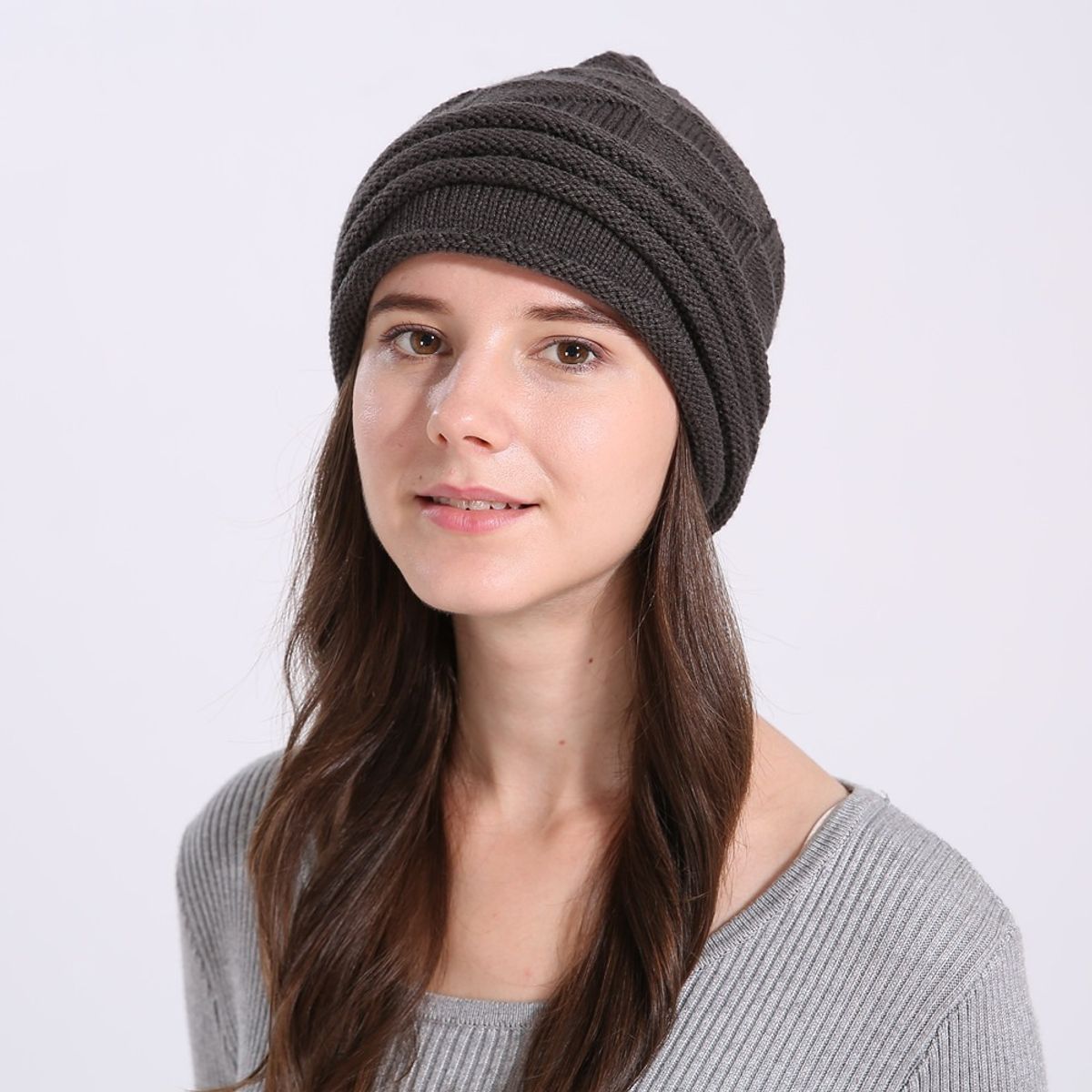 KAST PE - Beanie Unisex Gorro tejido Chullo modelo Dana
