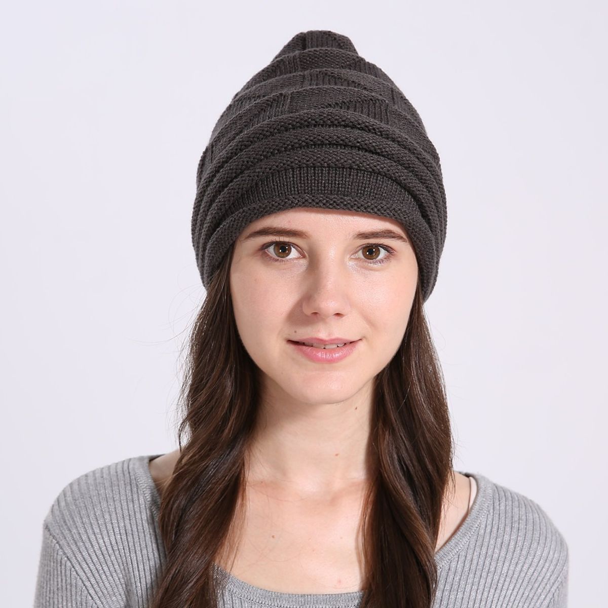 KAST PE - Beanie Unisex Gorro tejido Chullo modelo Dana