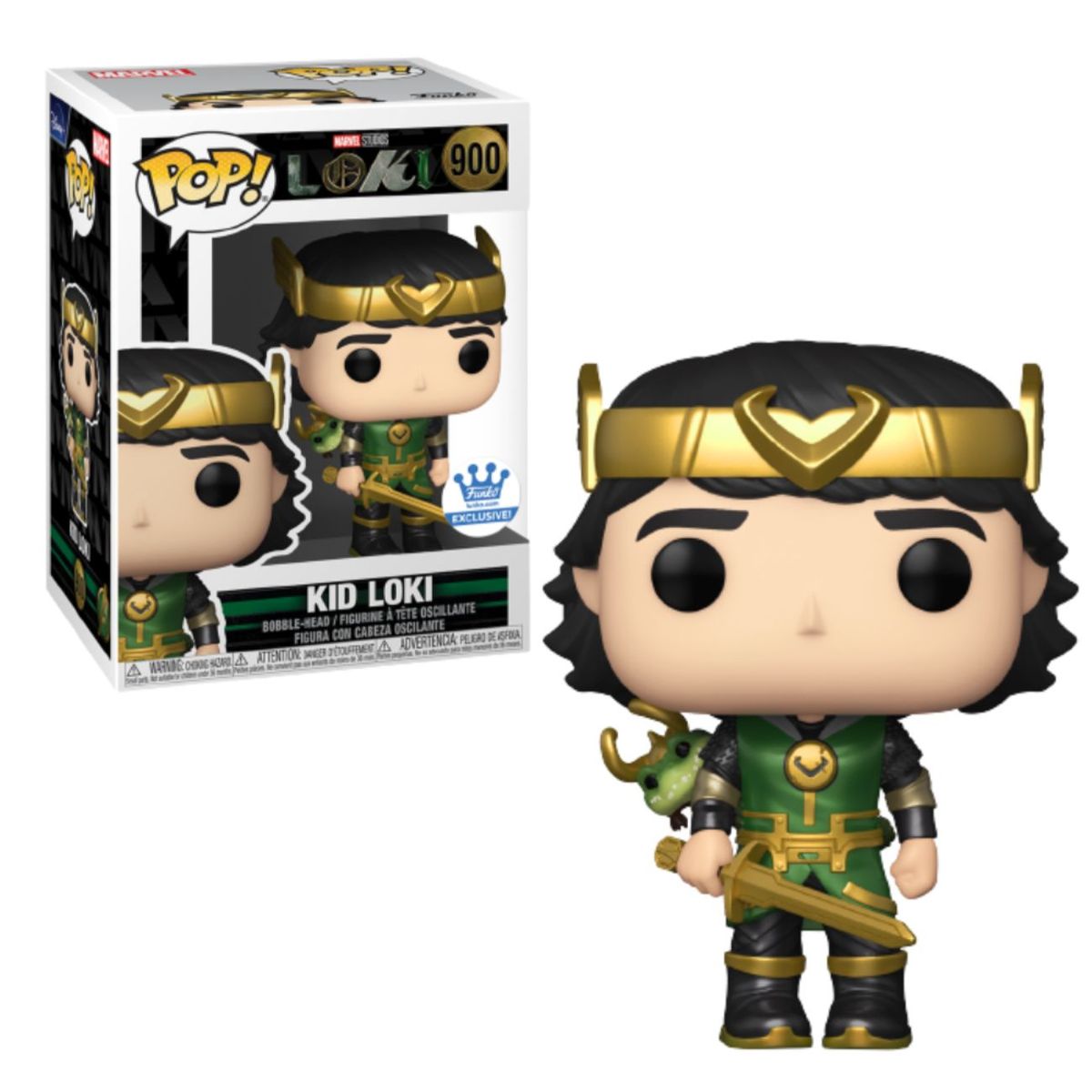 FUNKO - Funko Pop Kid Loki Metálico - Marvel 900 Exclusiv Funko Shop