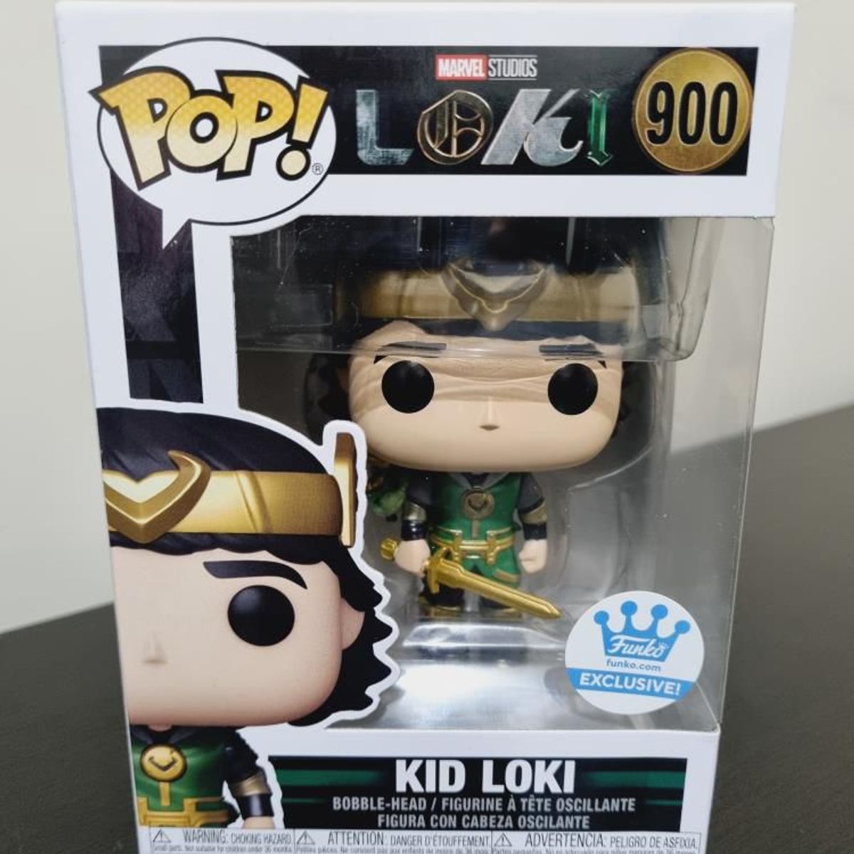 FUNKO - Funko Pop Kid Loki Metálico - Marvel 900 Exclusiv Funko Shop