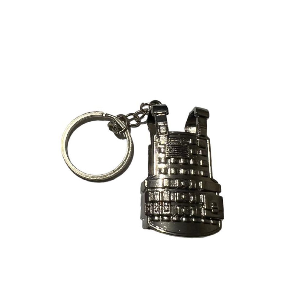 GENERICO - LLAVERO DE METAL QUEMADO  CHALECO_.