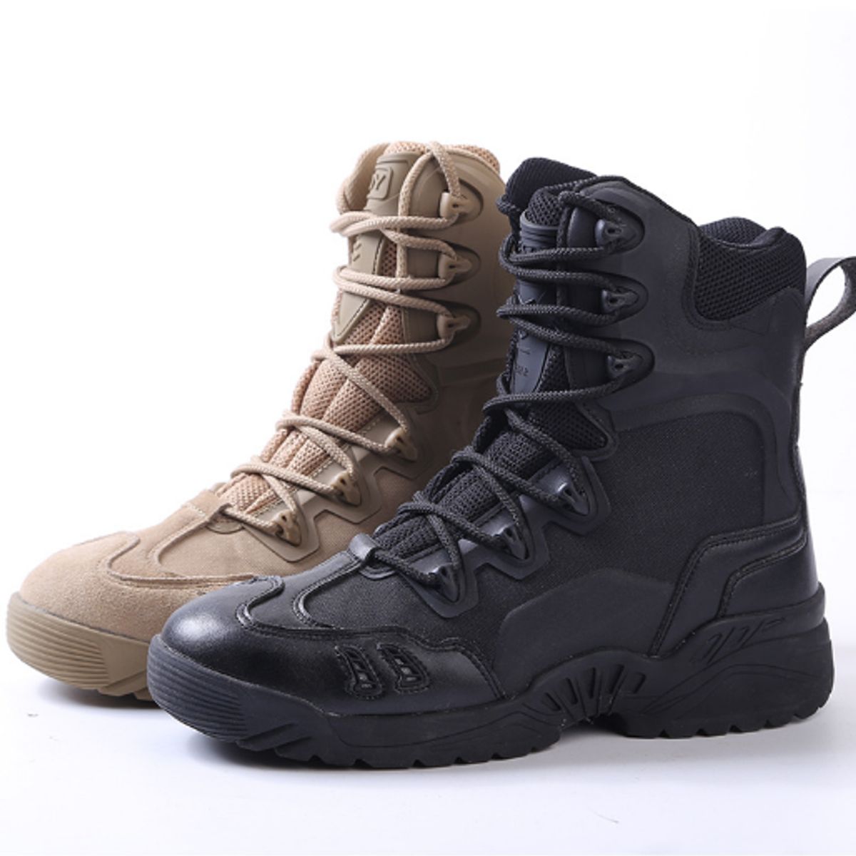 GENERICO - Borceguie Hombre Botas Negro