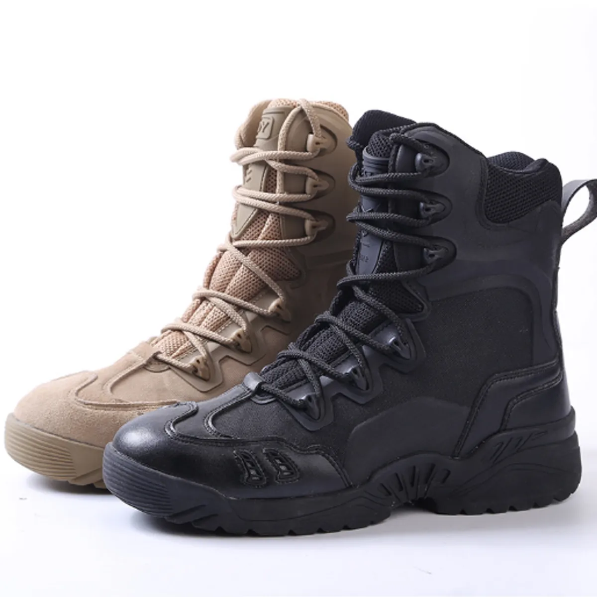 GENERICO - Borceguie Hombre Botas Negro