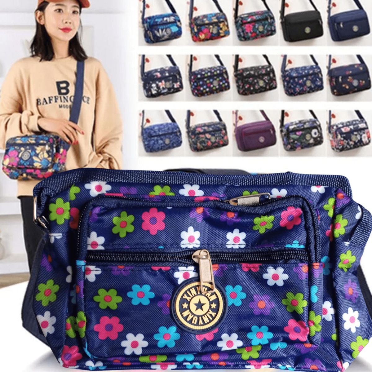 GENERICO - Morral con Diseños de Nylon F2023001