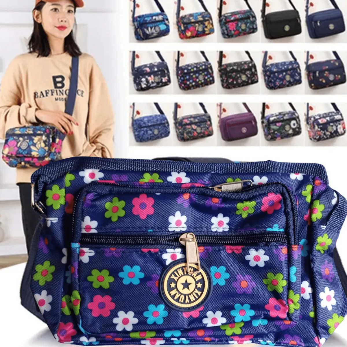 GENERICO - Morral con Diseños de Nylon F2023001