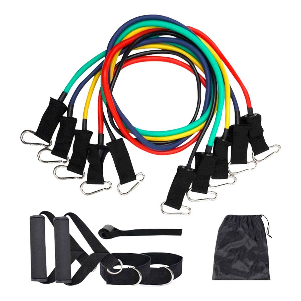GENERICO - Set 5 Ligas De Resistencia Fit & Home