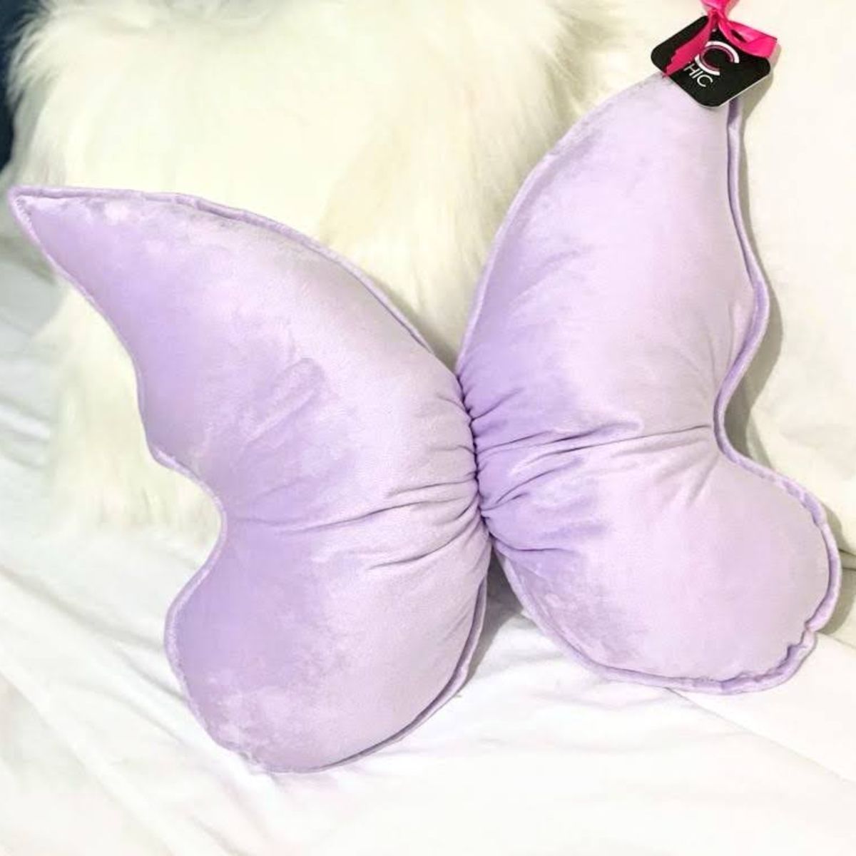 GENERICO - Cojín Mariposa de Terciopelo