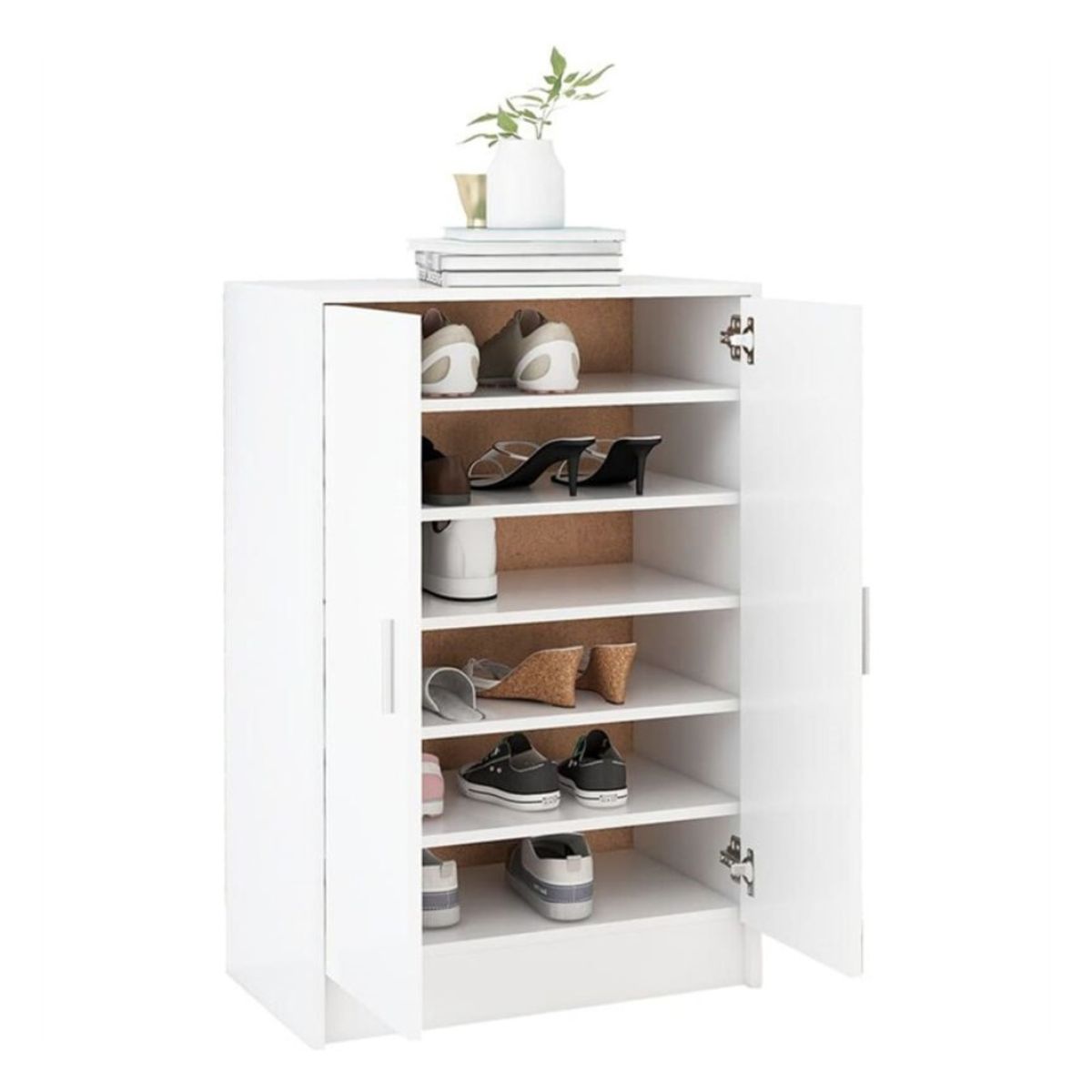 VENTITAS HOME - Zapatera Moderna Multifunción Andrés Ventitas Home Color Blanco