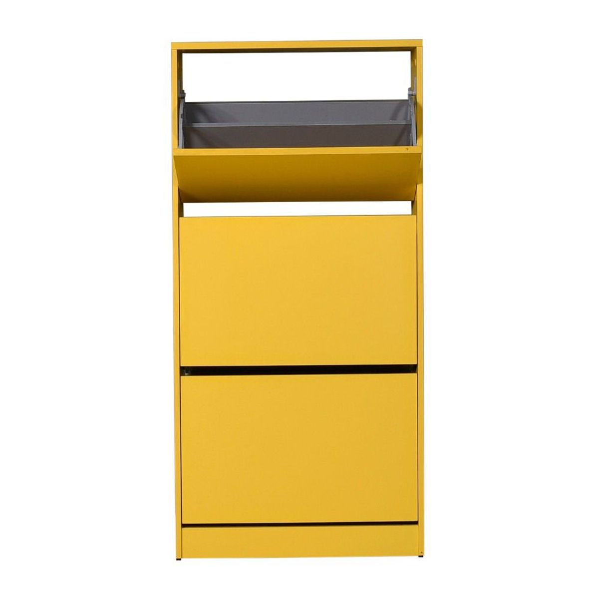 VENTITAS HOME - Zapatera Moderna Nicky 3 Compartimientos Ventitas Home Color Mango