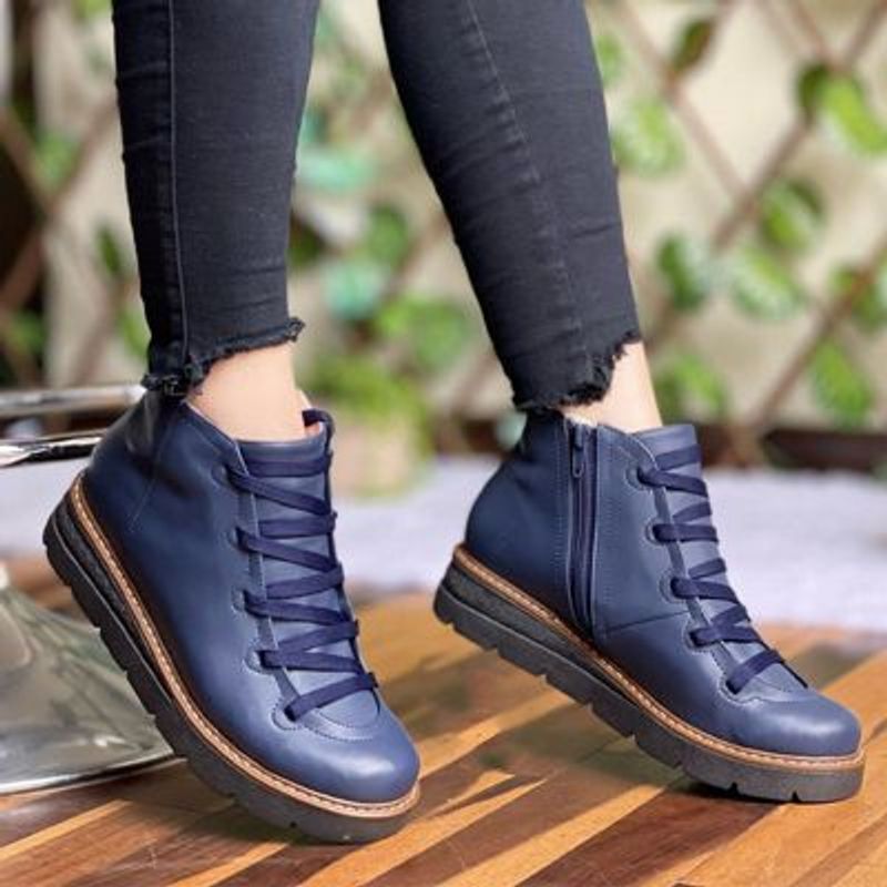 GENERICO - 2086L-48 Botin Mujer Yomar Err. Precio Alessandra Ferri Azul