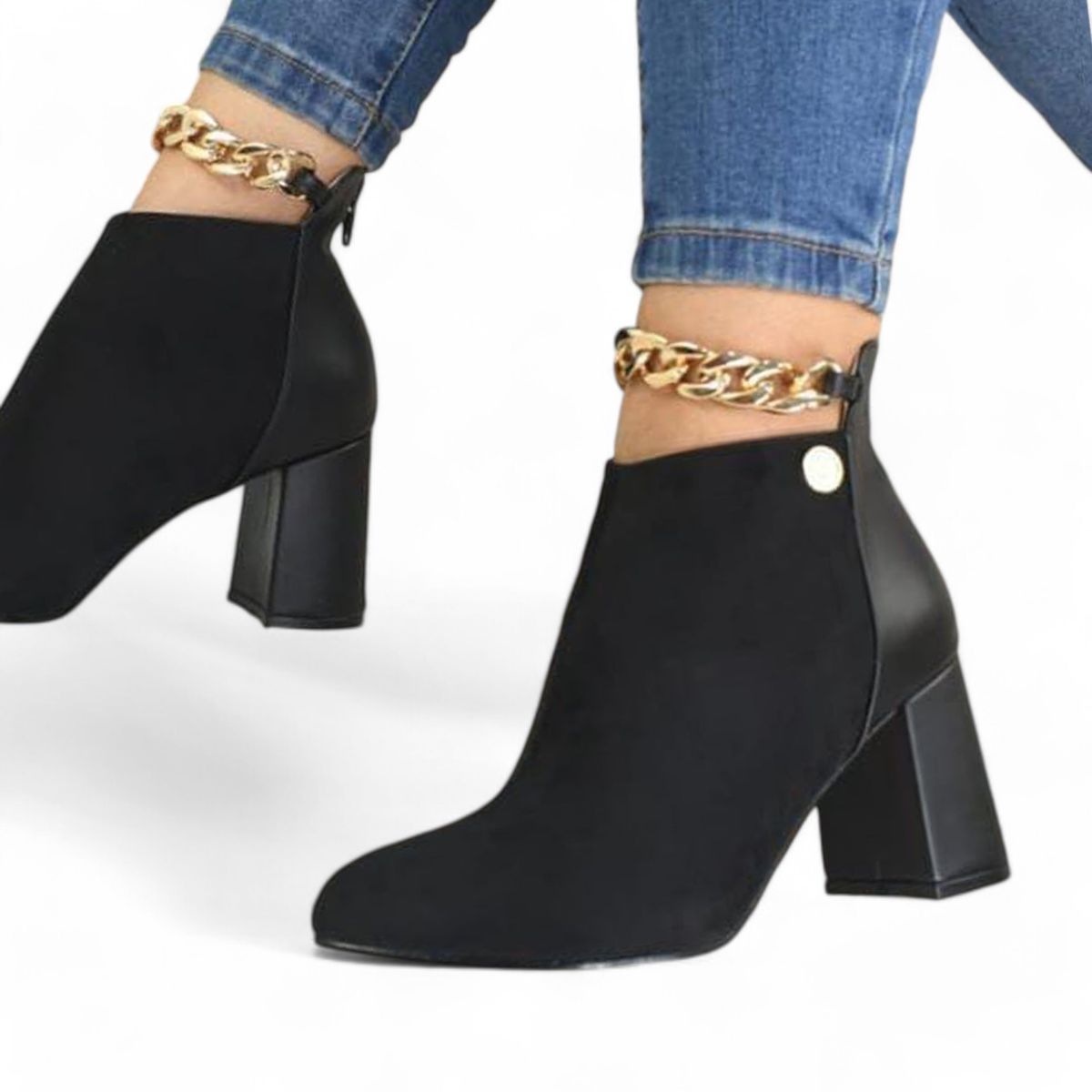 GENERICO - Botas Mujer 019L-40685 Adila Jaziri Negro