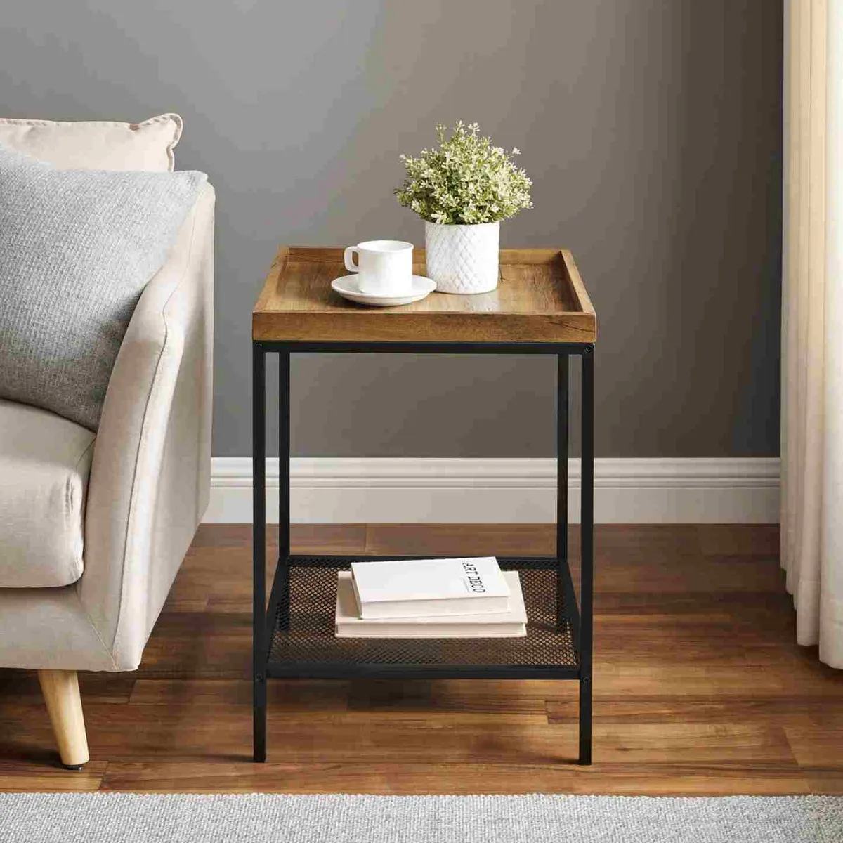 VENTITAS HOME - Mesa Auxiliar Mikomägi Ventitas Home Caramelo