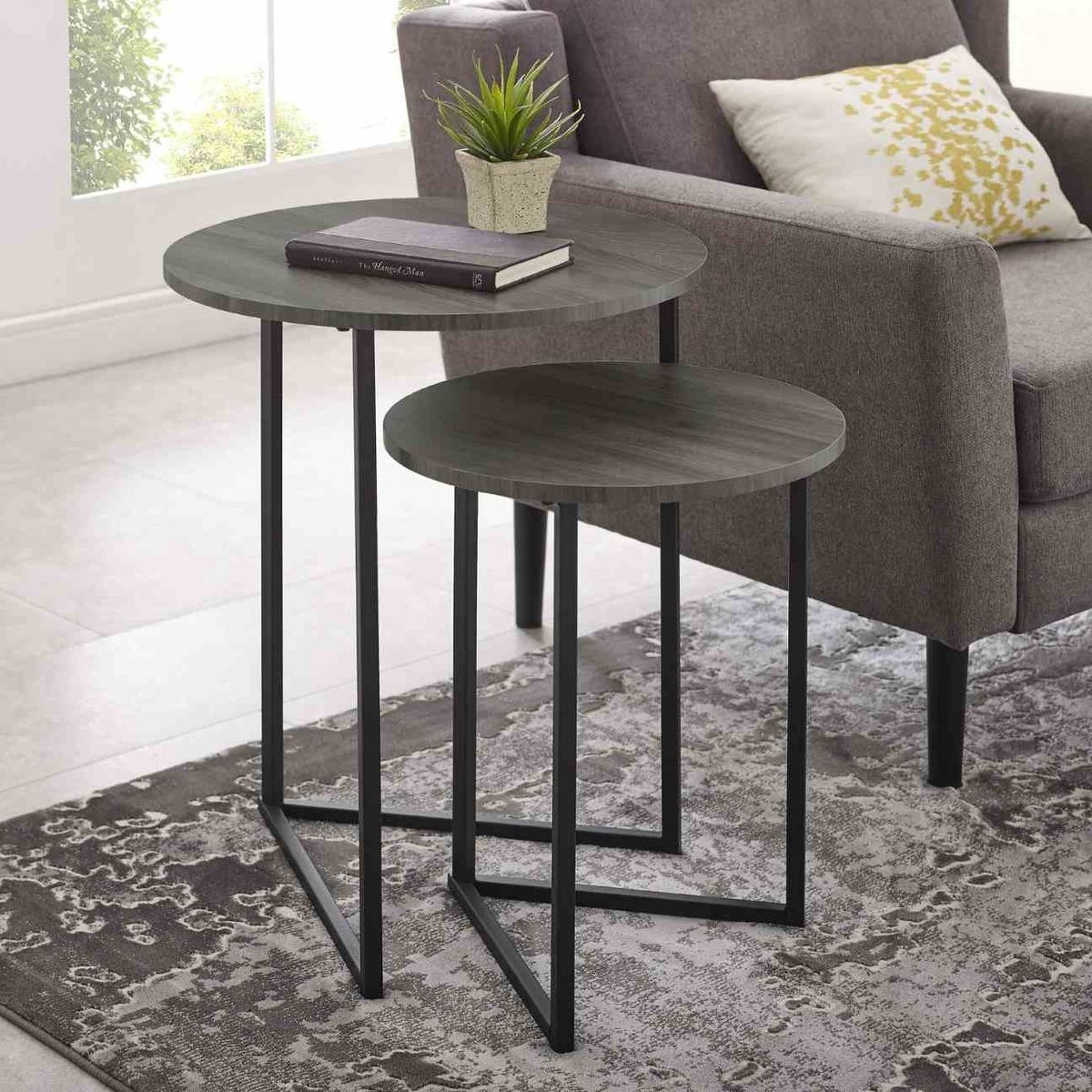 VENTITAS HOME - Mesas Auxiliares Luceré Ventitas Home Carbón