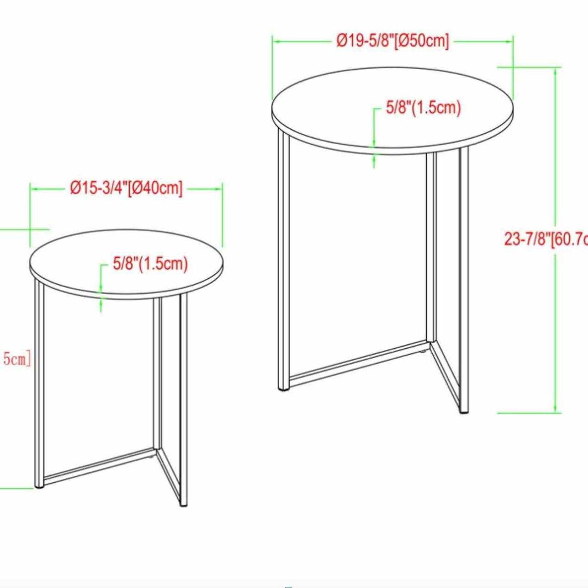 VENTITAS HOME - Mesas Auxiliares Luceré Ventitas Home Carbón
