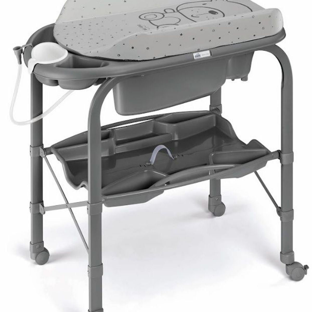 CAM IL MONDO DEL BAMBINO - CAM BAÑERA CAMBIADOR PLEGABLE CAMBIO GRIS
