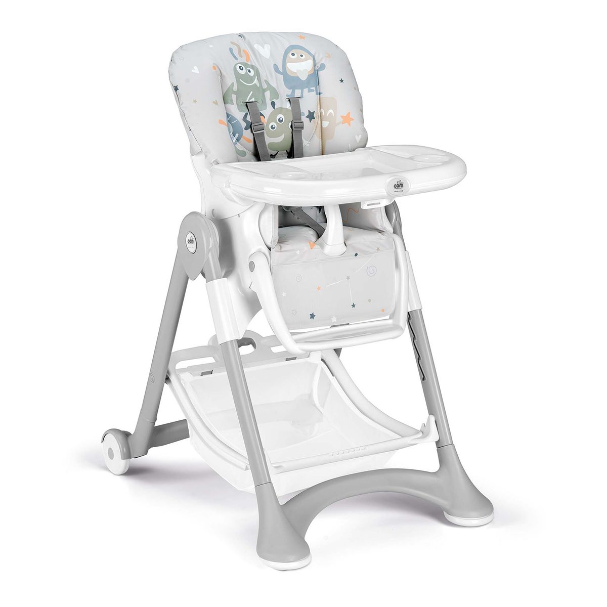 CAM IL MONDO DEL BAMBINO - CAM SILLA DE COMER CAMPIONE BEIGE PLATA
