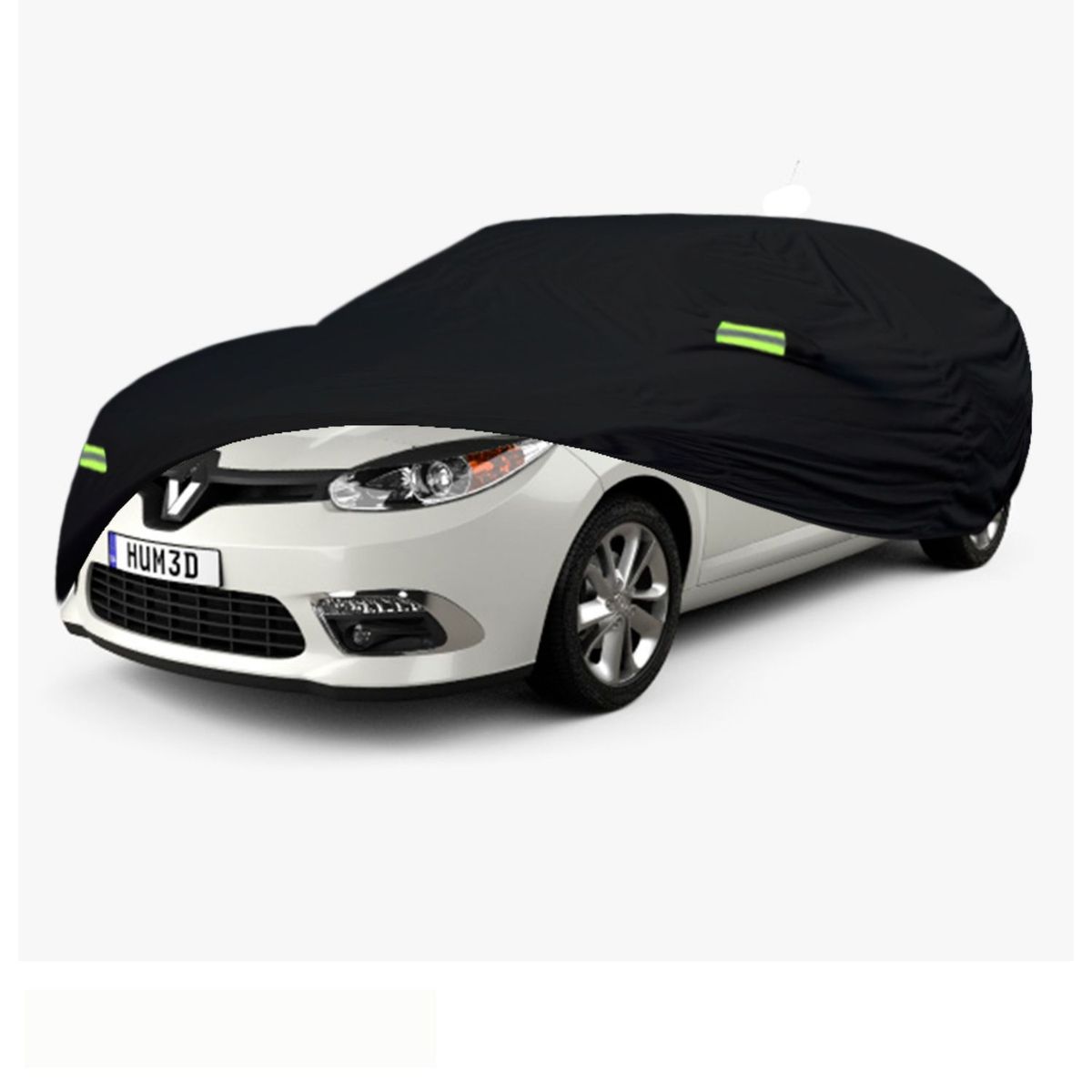 TECGO - PROTECTOR CUBIERTA FUNDA COBERTOR TIPO RENAULT FLUENCE NEGRO
