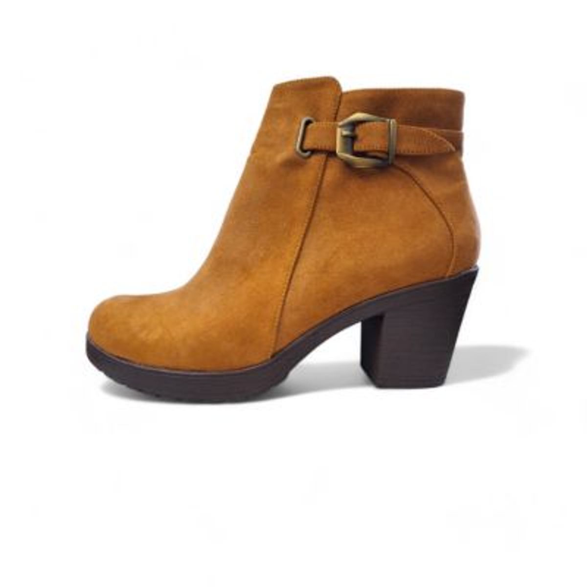 GENERICO - Botin Mujer Yomar Agata Suerder Tendencia Color Camel