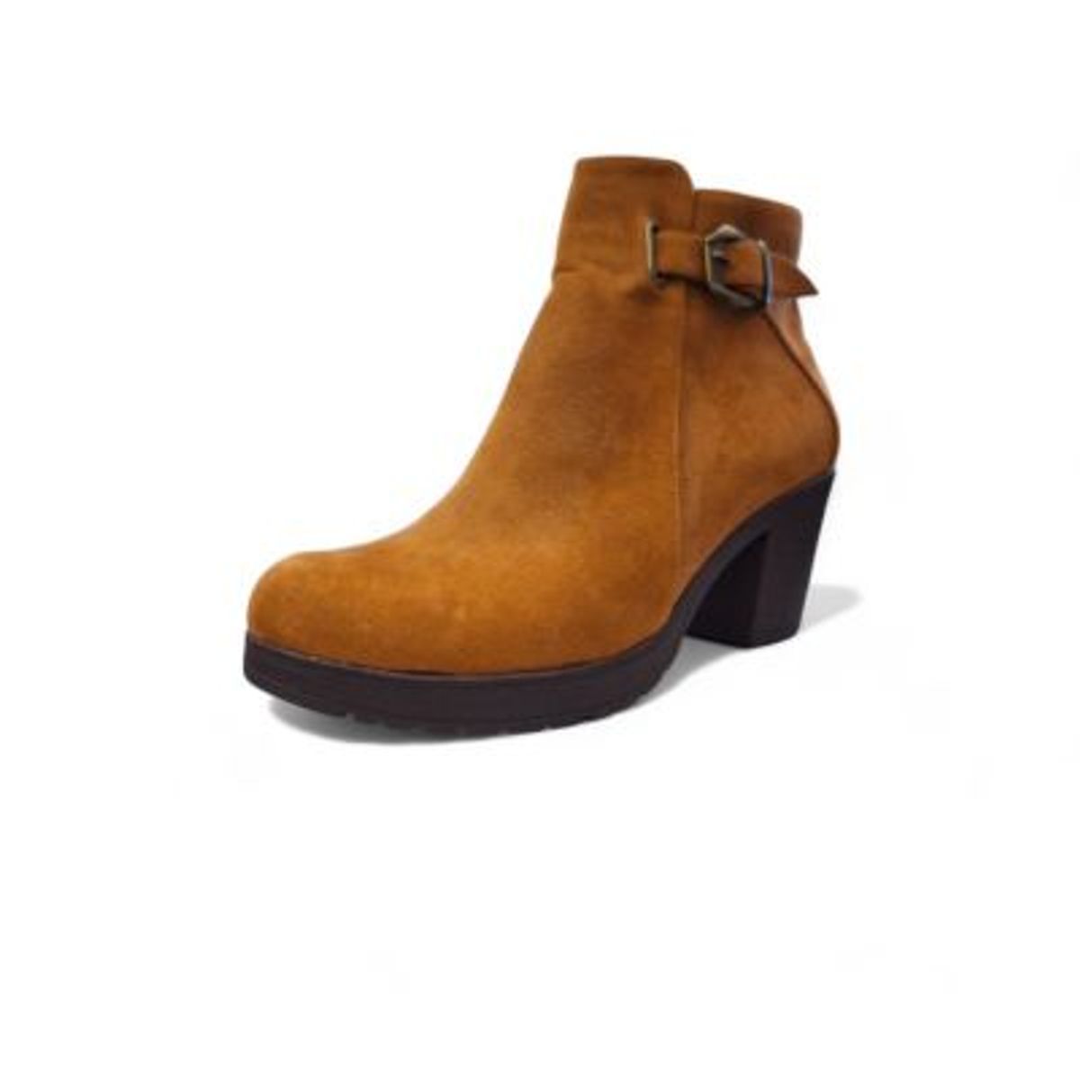 GENERICO - Botin Mujer Yomar Agata Suerder Tendencia Color Camel