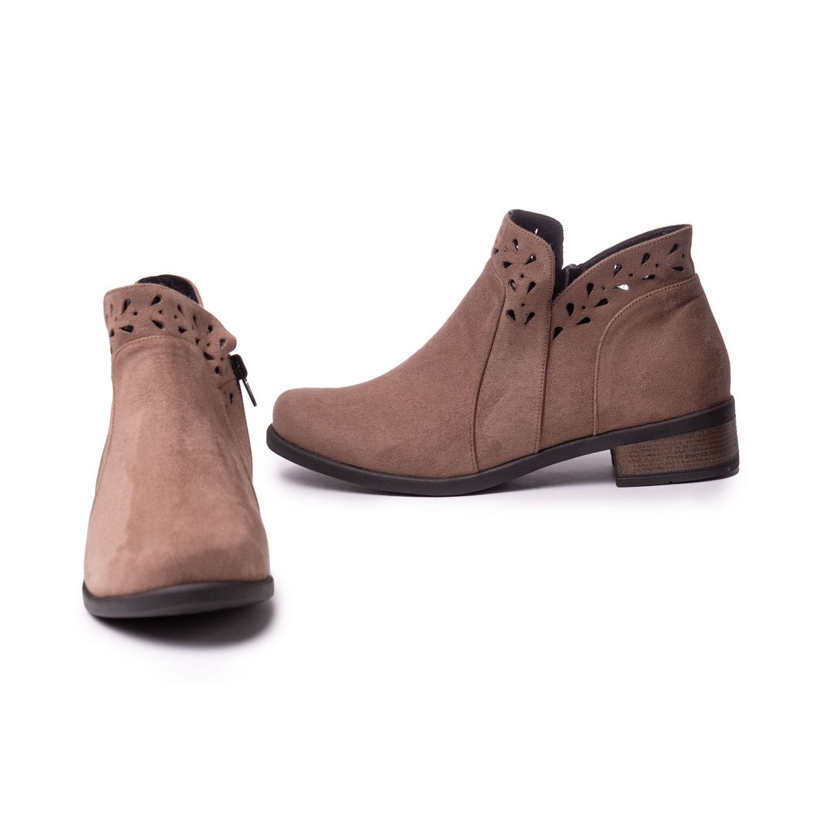 NEBULA - Botines Ginza - Nébula -Topo