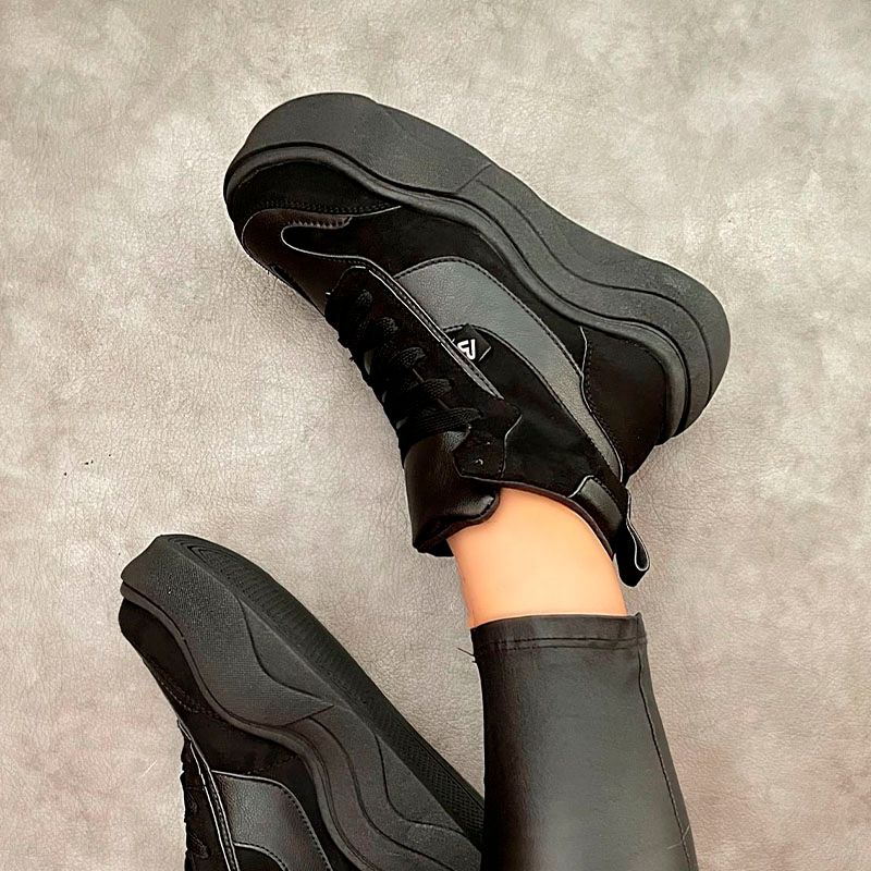 GENERICO - 051L-55 Zapatilla Mujer Ainhara Alvarez Color Negro