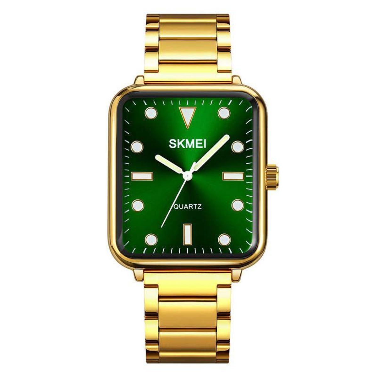 SKMEI - Reloj SKMEI Elegance 1955 Analogico Acero Unisex - Dorado Verde