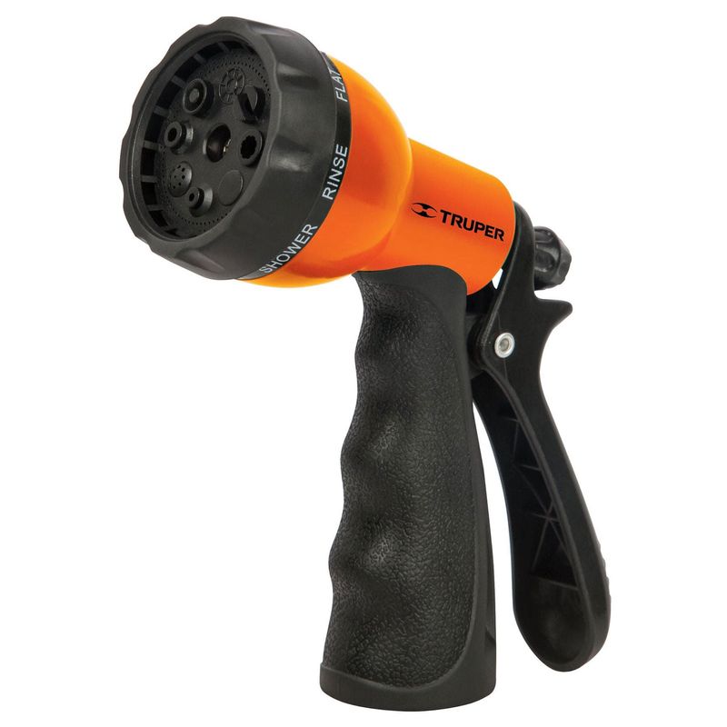 TRUPER - Manguera de riego 10m + pistola de riego 8 funciones Truper