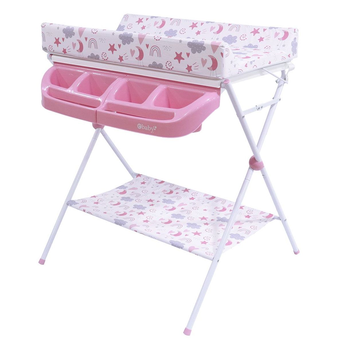 EBABY - Bañera Cambiador MAXI 830-1 Rosado