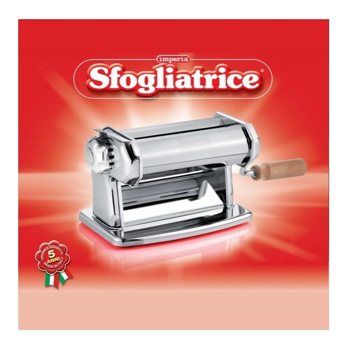 IMPERIA - Laminadora de pasta IMPERIA SFOGLIATRICE 6grosores